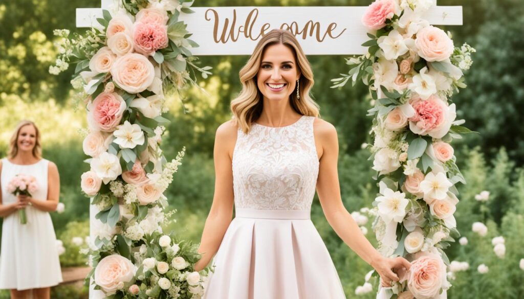 Designing Wedding Welcome Sign with Floral Inspiration