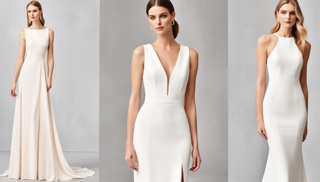 Stylish Courthouse Wedding Dresses