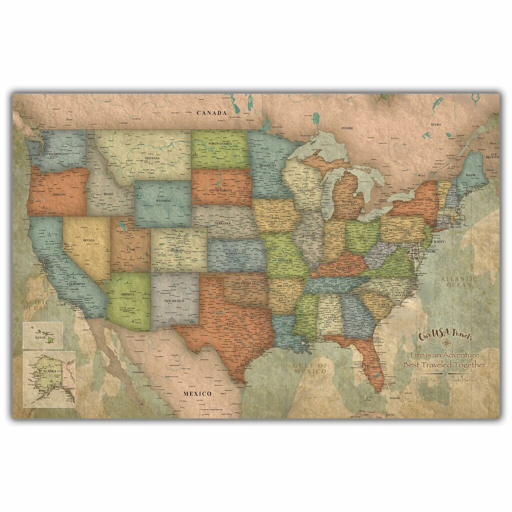 Map of USA - Map of the United States