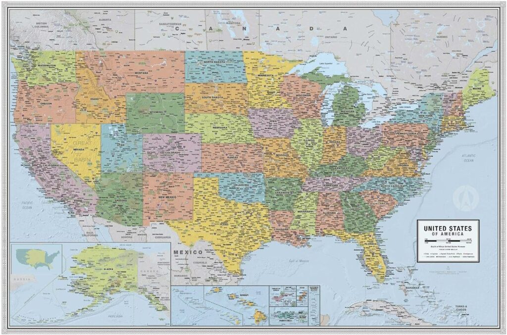 Map of USA - Map of the United States