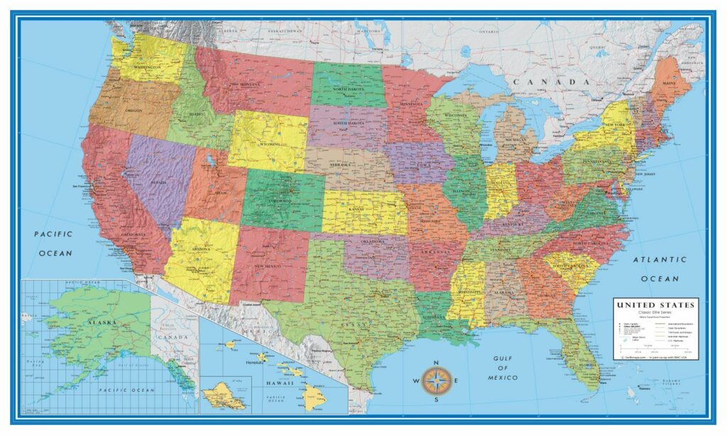 Map of USA - Map of the United States