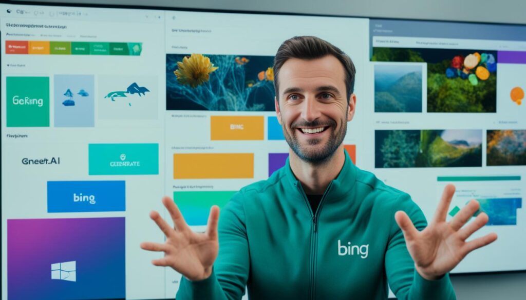 generating images with Bing AI