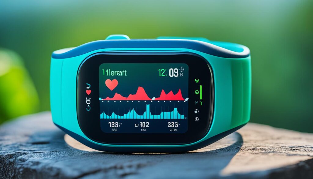 GPS tracking and heart rate monitoring in fitness trackers