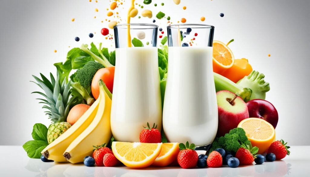 nutritional content of milk