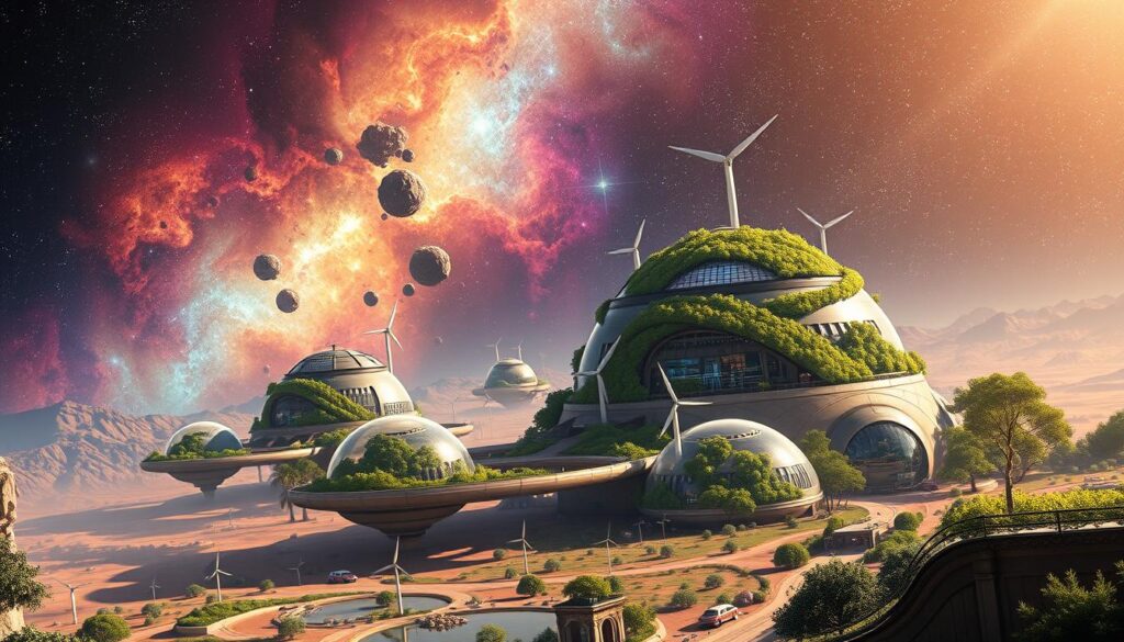 Sustainable Space Colonies