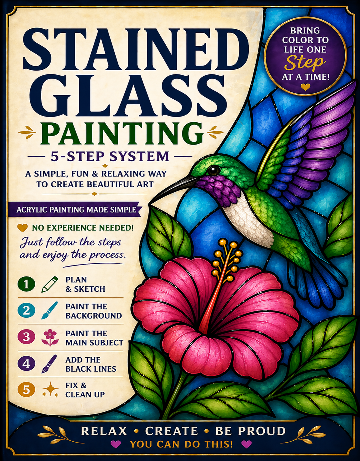Guide for stained glass painting techniques